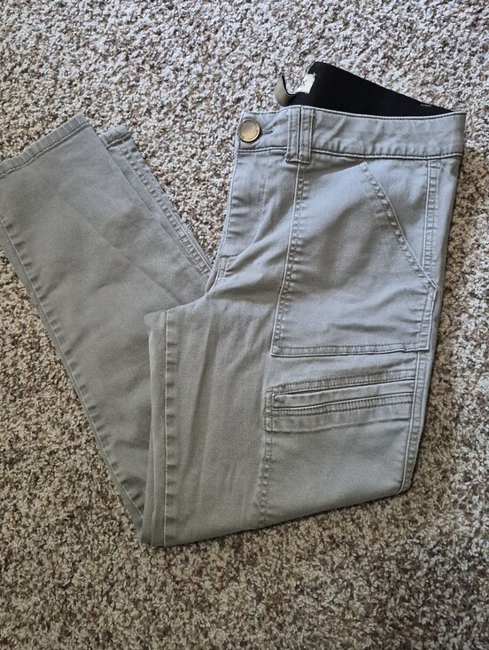 Democracy Pants - Democracy Army Green Cargo Pants with Utility Pockets Size 8